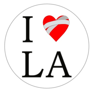 I ❤️‍🩹 LA enamel pin